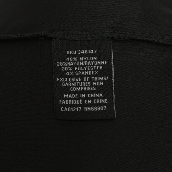 Le Chateau Lace Black Pencil Dress, Size 8 -10 - Picture 9 of 10